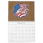 Rodeo Bull Riding Bucking Bronco 2011 kalender (Feb 2027)