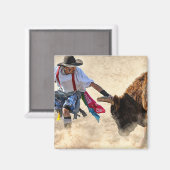 Rodeo Bullfighter Magneet (Voorkant / Achterkant)
