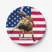 Rodeo Bullriding Papieren Bordje (Voorkant)
