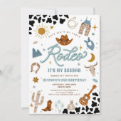 Rodeo Cowboy 2nd Birthday Invitation (Devant)