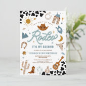 Rodeo Cowboy 2nd Birthday Invitation (Debout devant)