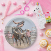 Rodeo cowboy papier bord (Feest)