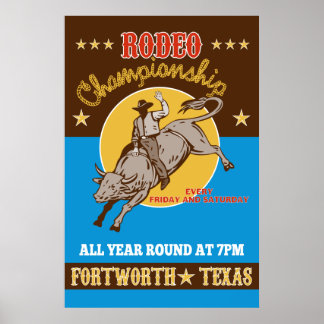 Rodeo Cowboy poster