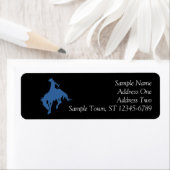 Rodeo Cowboy retour adreslabel Etiket (Insitu)