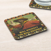 Rodeo Cowboy Steer Dogger Dessous de verre (Côté gauche)