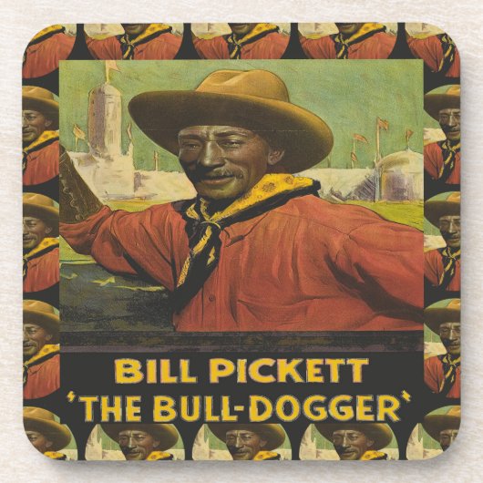 Rodeo Cowboy Steer Dogger Dessous de verre (Devant)