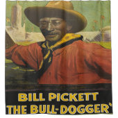  Rodeo Cowboy Steer Dogger Shower Curtain Douchegordijn (Voorkant)