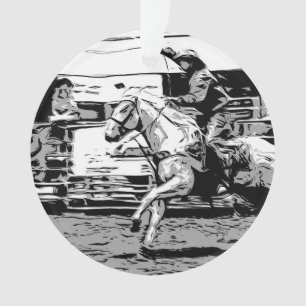 Rodeo Cowboy - Steer Roping Event