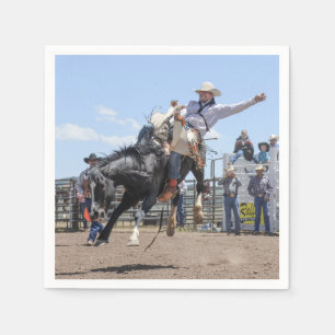 rodeo cowboy western print napkin servet