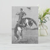 Rodeo Cowboys, Bucking Bronco door Remington (Staand voorkant)