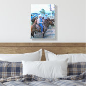 Rodeo Cowboys Canvas Afdruk (Insitu (Slaapkamer))