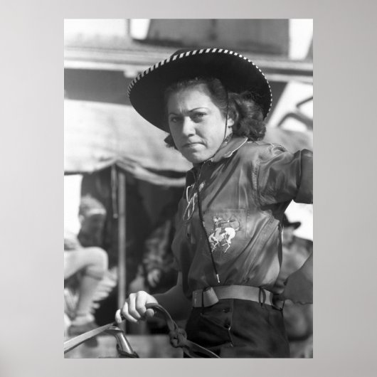 Rodeo Cowgirl: 1940 Poster (Voorkant)