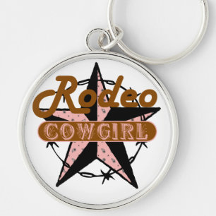 Rodeo Cowgirl Sleutelhanger