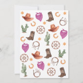 Rodeo Cowgirl western Birthday Party Invitation (Dos)