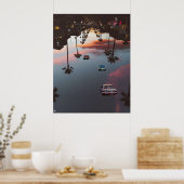 Rodeo Drive Dranly Hills Poster (Keuken)