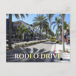 Rodeo Drive Los Angeles Californië Ansichtkaart Briefkaart