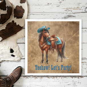 Rodeo feestpaard servet