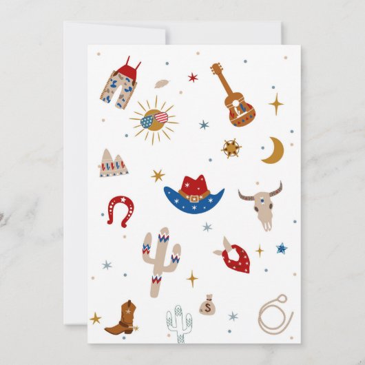 Rodeo First Birthday Invitation (Dos)