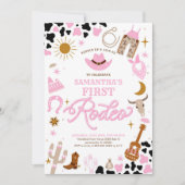 Rodeo First Birthday Invitation (Devant)