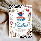 Rodeo First Birthday Invitation
