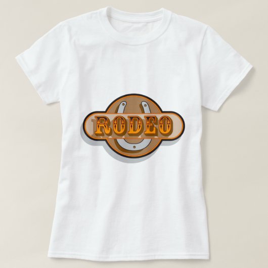 Rodeo Hoefijzer T-shirt (Design voorkant)