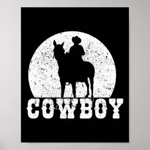 Rodeo Horse Rider Cowboy Paardrijden Graphic Poster