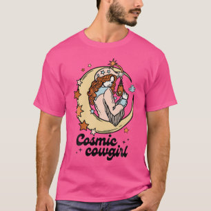 Rodeo Howdy Westers Grappige Cowboy Cowgirl Ruimte T-shirt