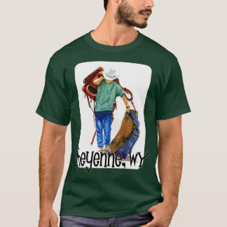Rodeo in Cheyenne Wyoming T-shirt