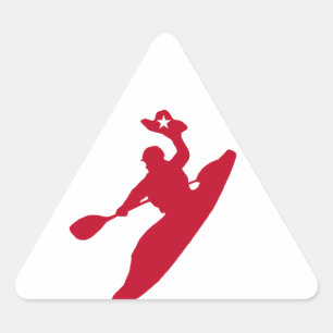 Rodeo Kayak Driehoek Sticker