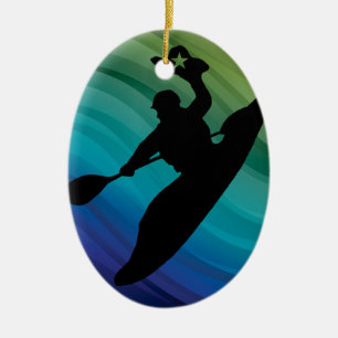 Rodeo Kayak Keramisch Ornament
