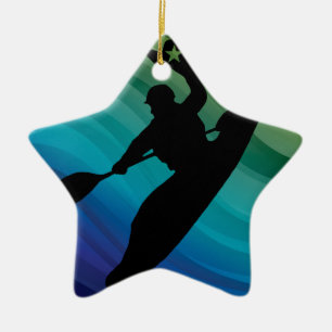 Rodeo Kayak Keramisch Ornament