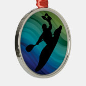 Rodeo Kayak Metalen Ornament (Rechts)