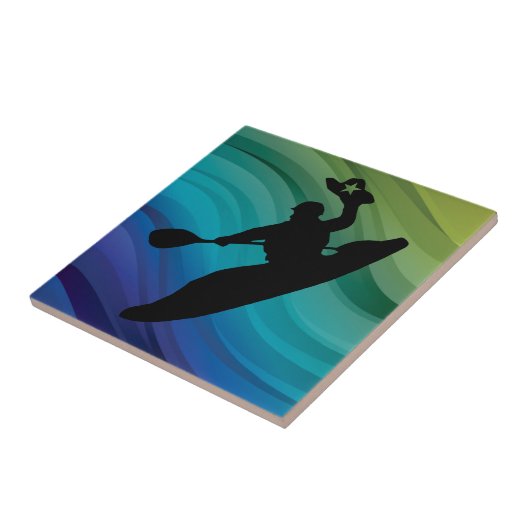 Rodeo Kayak Tegeltje (Zijkant)