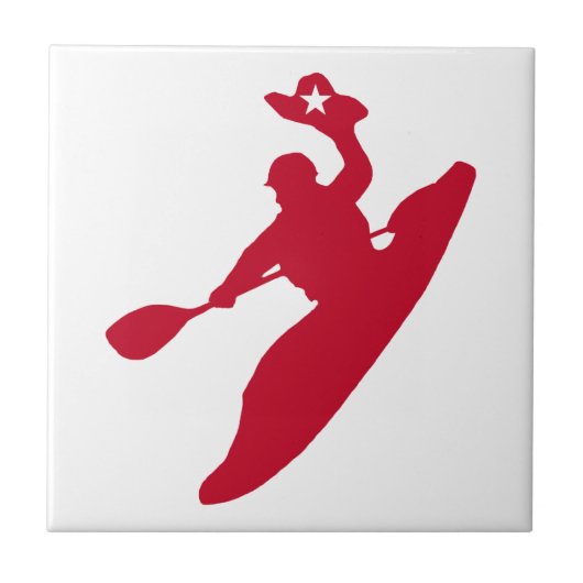 Rodeo Kayak Tegeltje (Voorkant)