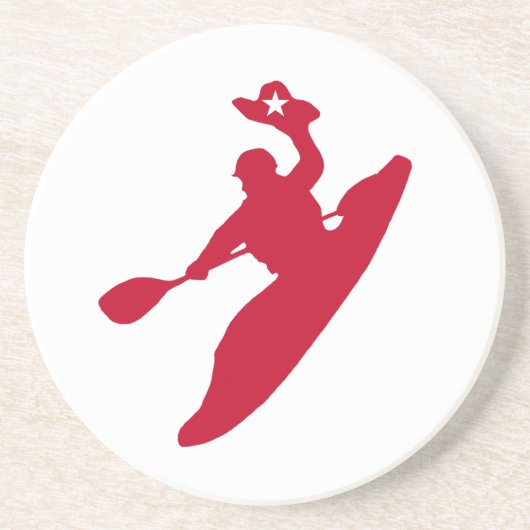 Rodeo Kayak Zandsteen Onderzetter (Voorkant)