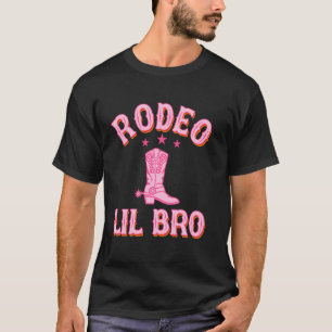 Rodeo Lil Bro 1e Eerste Verjaardag Cowgirl Western T-shirt