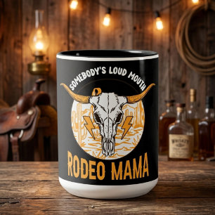 Rodeo Mama Unieke Westerse Moederdag Tweekleurige Koffiemok