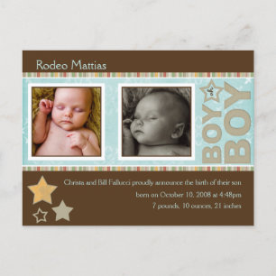 Rodeo Mattias Faire-part de naissance