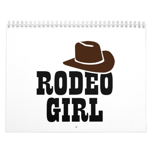 Rodeo meisje kalender (Hoes)