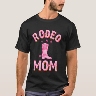 Rodeo Moeder 1e Eerste Verjaardag Cowgirl Western T-shirt