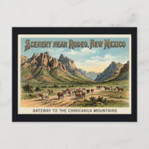 Rodeo, New Mexico - Ossenrit Vintage Ansichtkaart