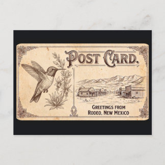 Rodéo, Nouveau-Mexique - Carte postale ancienne de