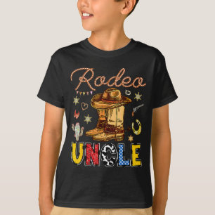 Rodeo Oom Western Verjaardag Cowboy Overeenkomstig T-shirt