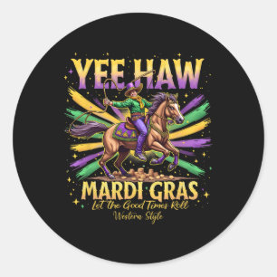 Rodeo Parade Feestelijk Draag Kostuum Vintage Yee Ronde Sticker