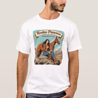 Rodeo Princess T-Shirt Design - Gras et élégant W