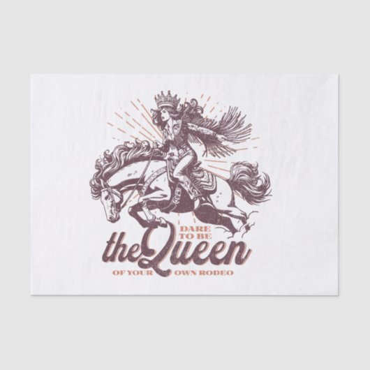 Rodeo Queen Decoupage Tissue Tissuepapier (Voorkant)