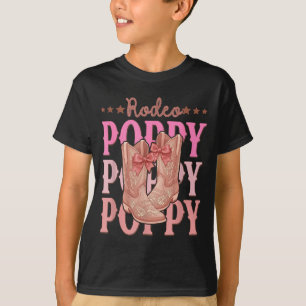 Rodeo roze laarzen Coquette Cowgirl verjaardagsfee T-shirt