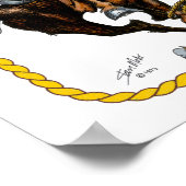 Rodeo Saddle Bronc Rider Print (Hoek)