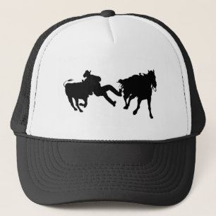 Rodeo - Steer Rasslin' - Steer Wrestling Trucker Pet