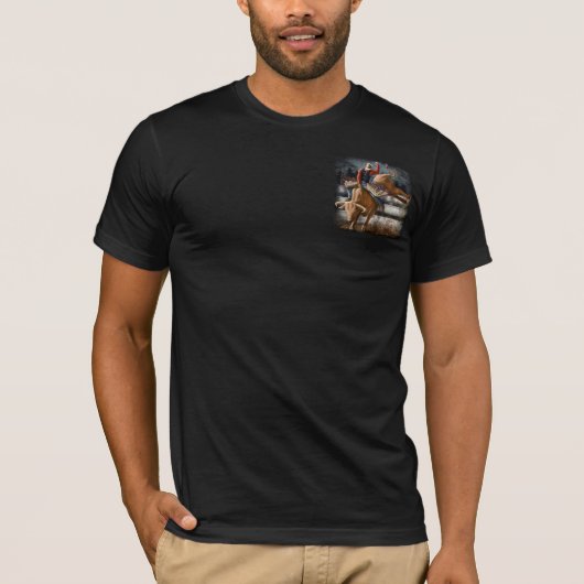 Rodeo Stier Rijder, T-shirt (Voorkant)